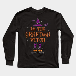 I'm The Grandma Witch Group Halloween Costume Long Sleeve T-Shirt